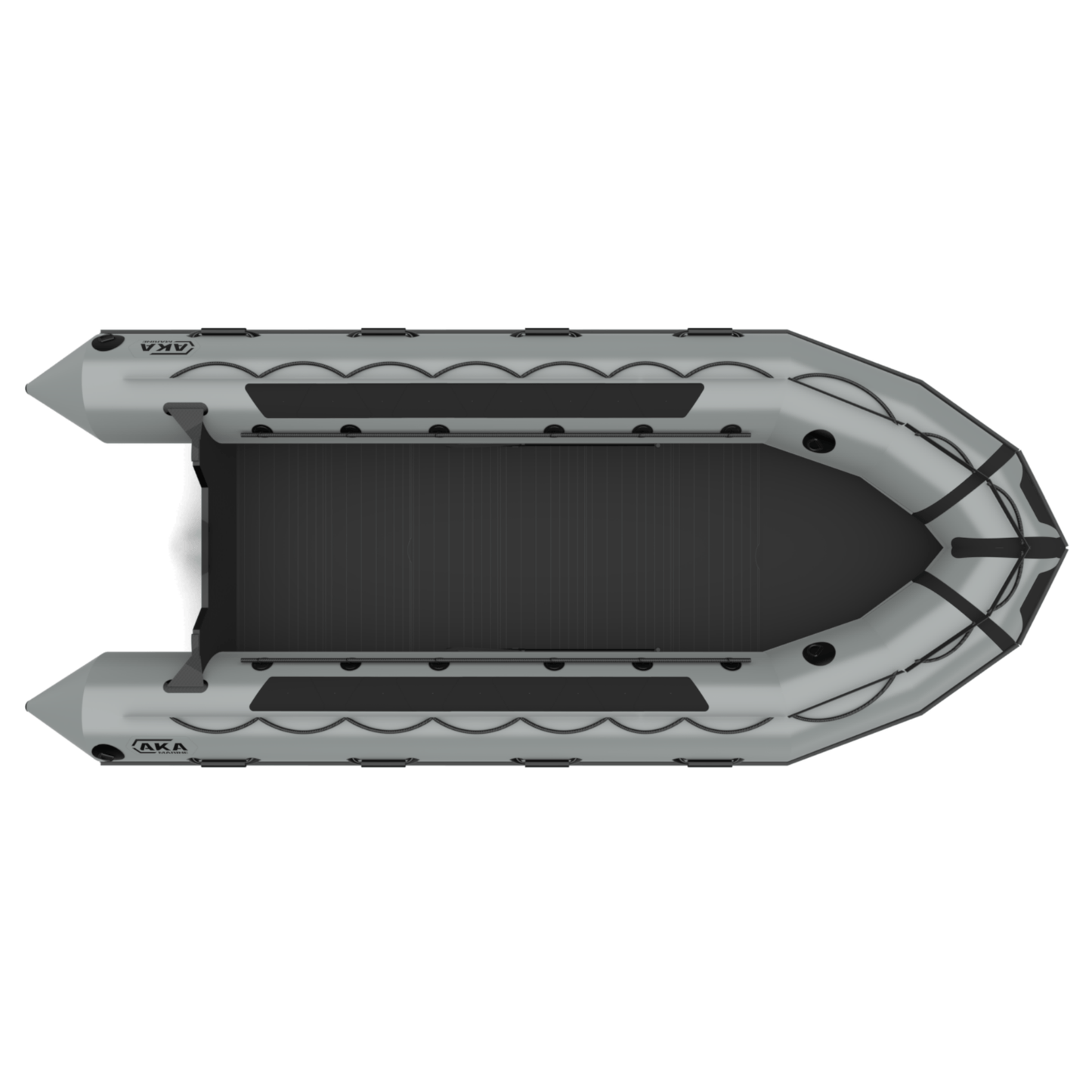AKA Marine F59H-C 5,85m-neopreen-hypalon-grijs -heavy-duty-werkboot