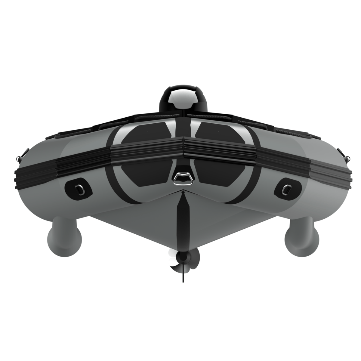 AKA Marine F59H-C 5,85m-neopreen-hypalon-grijs -heavy-duty-werkboot