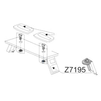 zodiac-bank-kit-z60213-zitplank-op-rails-aluminium-tekening