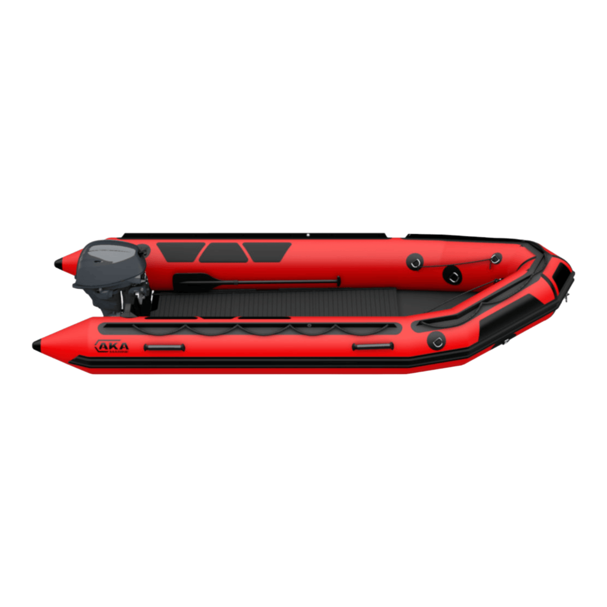 AKA Marine F43H-C 4,30 m Neopreen Hypalon rood heavy-duty werkboot