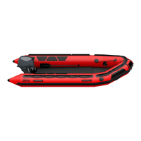 AKA Marine F43H-C 4,30 m Neopreen Hypalon rood heavy-duty werkboot