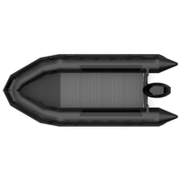 AKA Marine F43H-C 4,30 m Neopreen Hypalon zwart heavy-duty werkboot
