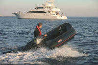 Bombard Commando C3 - rubberboot met deelbare houten kiel en aluminium vlonderdelen