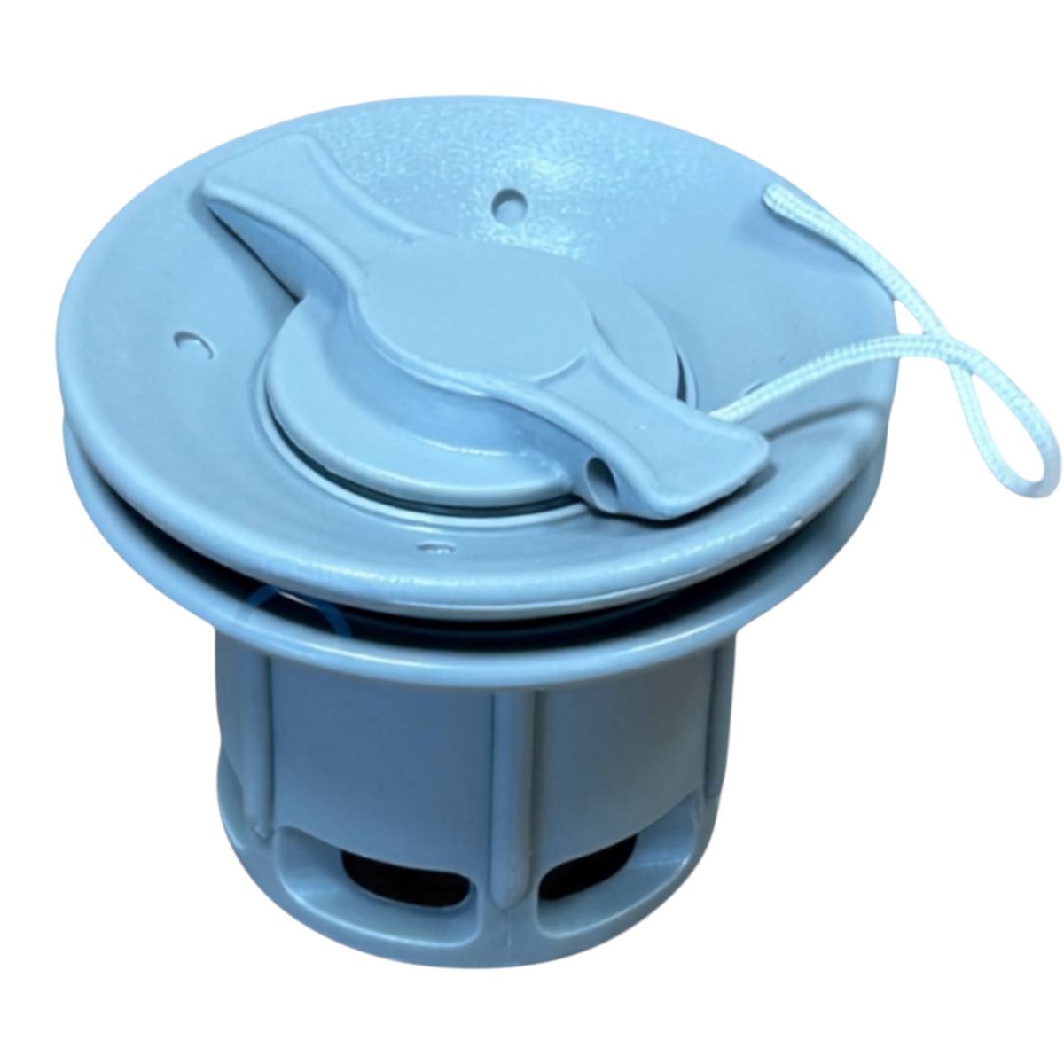 Zodiac Online Shop B085 Bravo 2001 grijs rubberbootventiel met ergonomische dop voor opblazen en leeglopen van boten