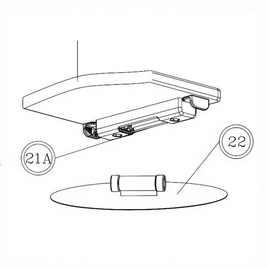 Z60519 - ławka 95 cm - modele od 2005 do 2014 - szara - Quickfit