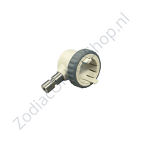 Zodiac Roeidol met RVS pin - grijs